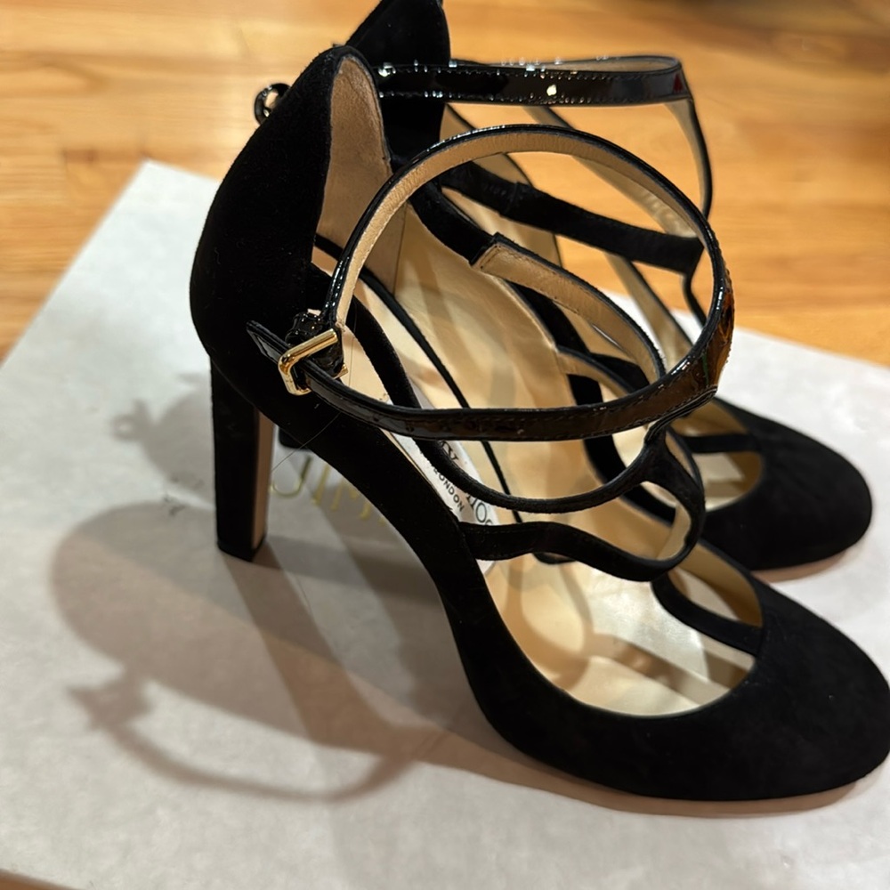 Black Suede Jimmy Choo Doll 100M